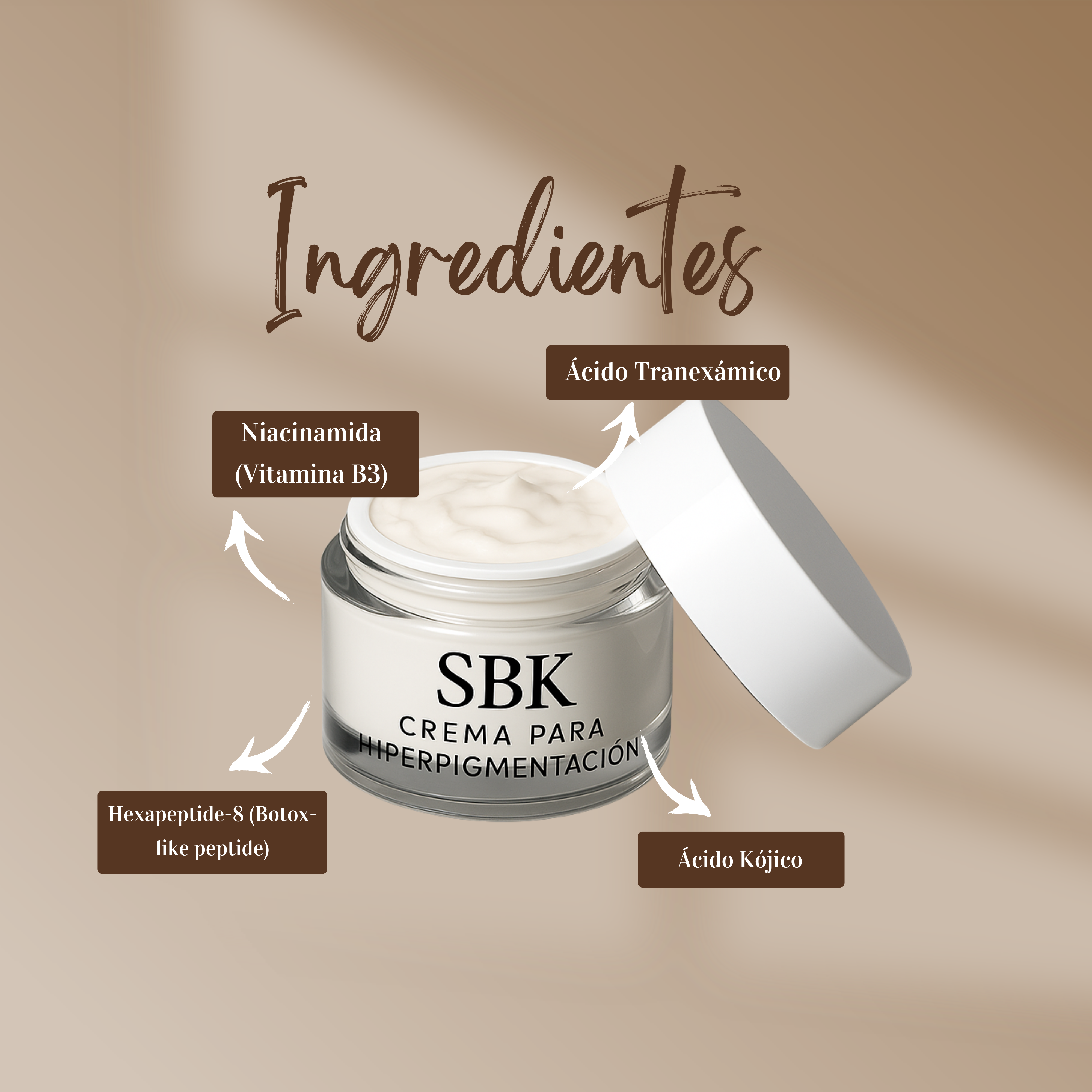 SBK Crema Despigmentante 🌸 elimina manchas y unifica el tono