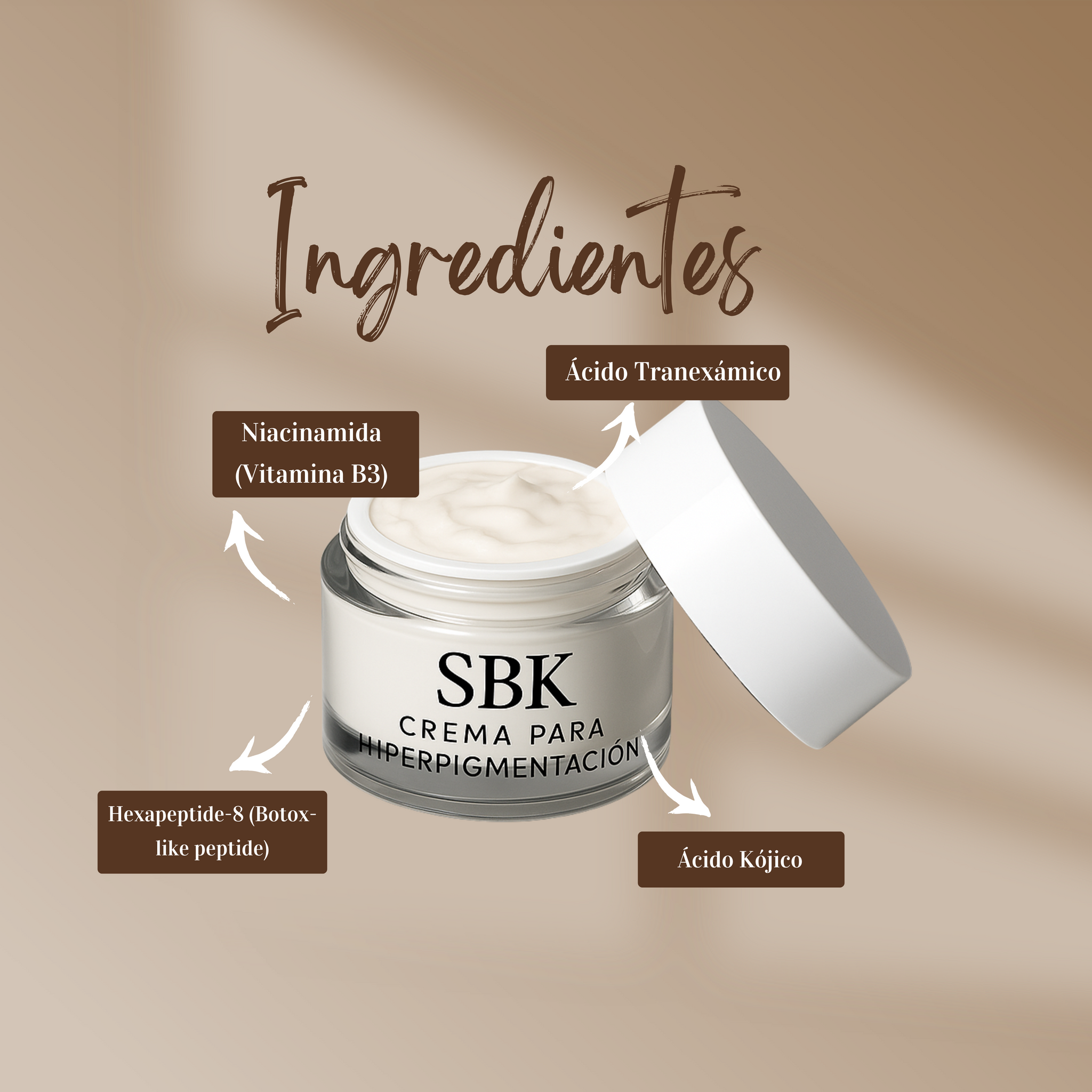 SBK Crema Despigmentante 🌸 elimina manchas y unifica el tono